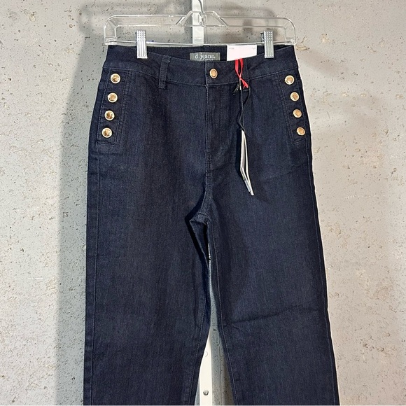 #072 Sz 4 d. jeans Blue Straight Leg Classic Denim - Picture 1 of 6